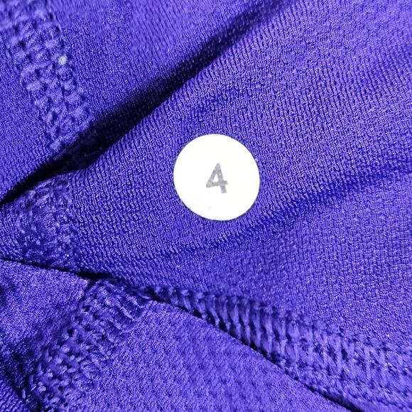 Lululemon Run: Ta Ta Topper Tank Top Cool Breeze Wee Stripe Bruised Berry Size 4 - Picture 5 of 6